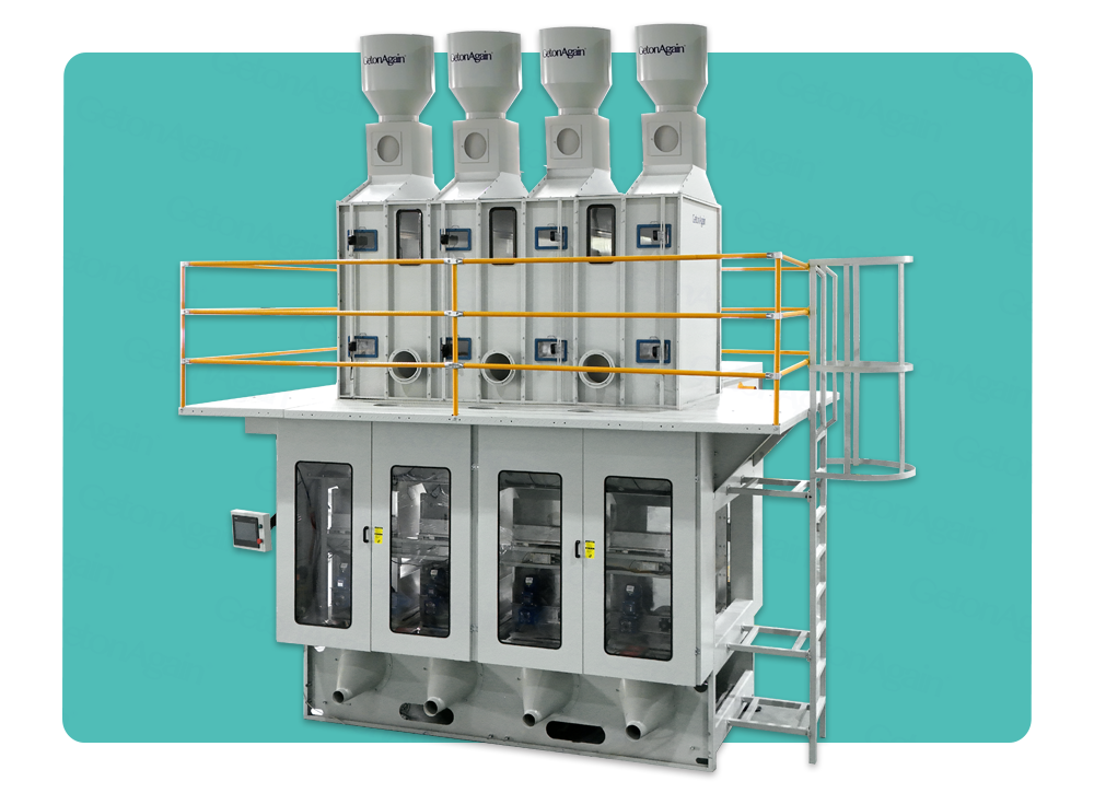 全自动负压定量枕芯填充生产线