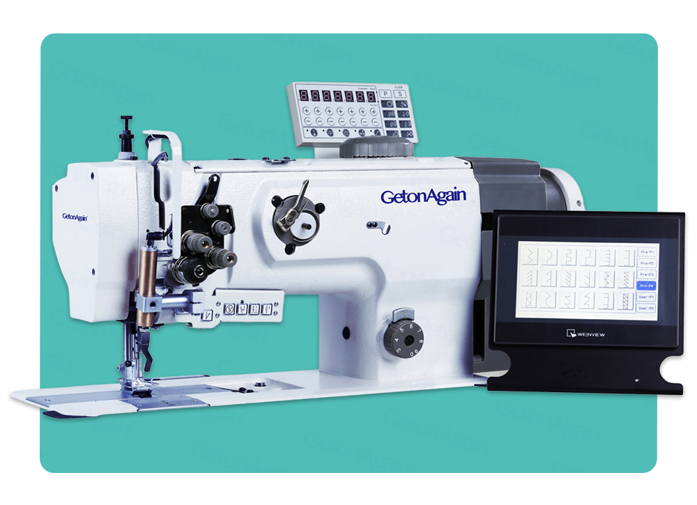 程控双针旋转针杆综合送料缝纫机GOA-550-1560B