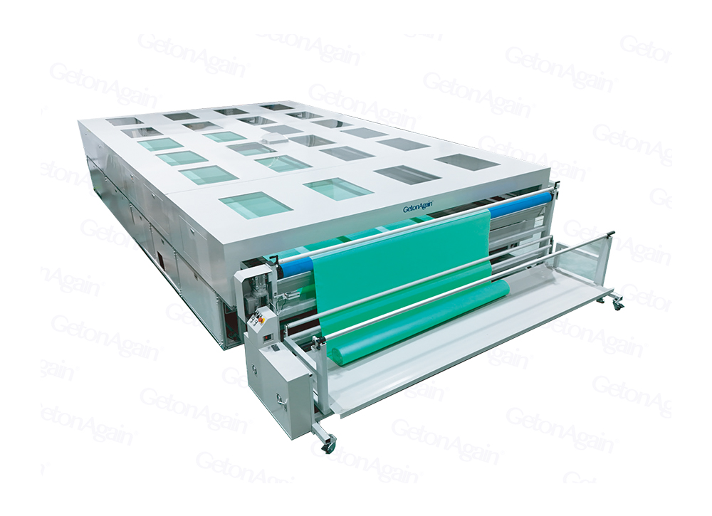 全自动大幅面激光裁床(带喷墨装置)