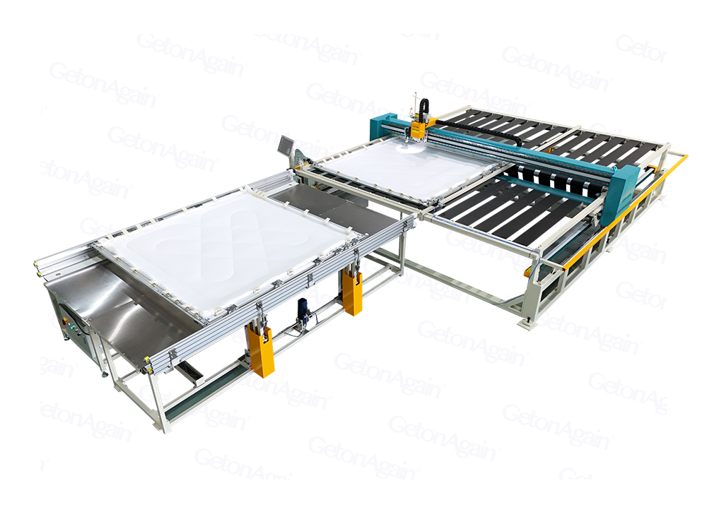 电脑单头框式绗缝机(撑布带款)