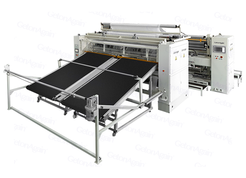 电脑多头旋梭绗缝机 (N型)+ 高速通用裁切机生产线