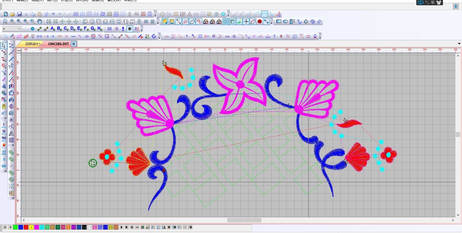 再登智能绣花CAD系统V1.0